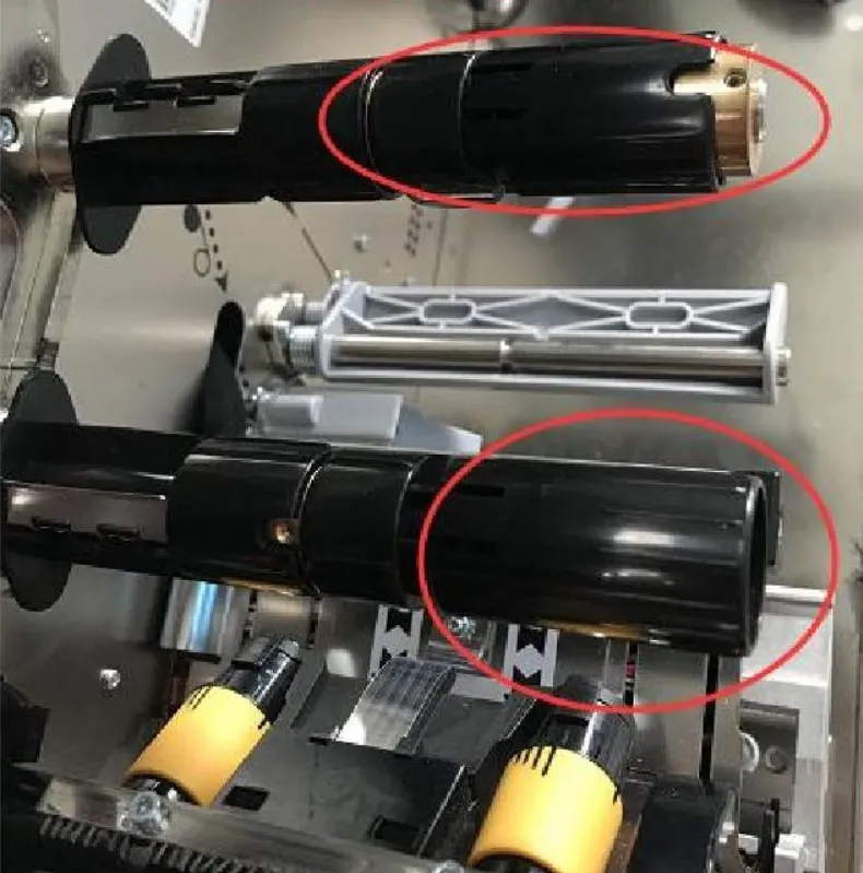 斑马打印机打印时碳带褶皱处理建议