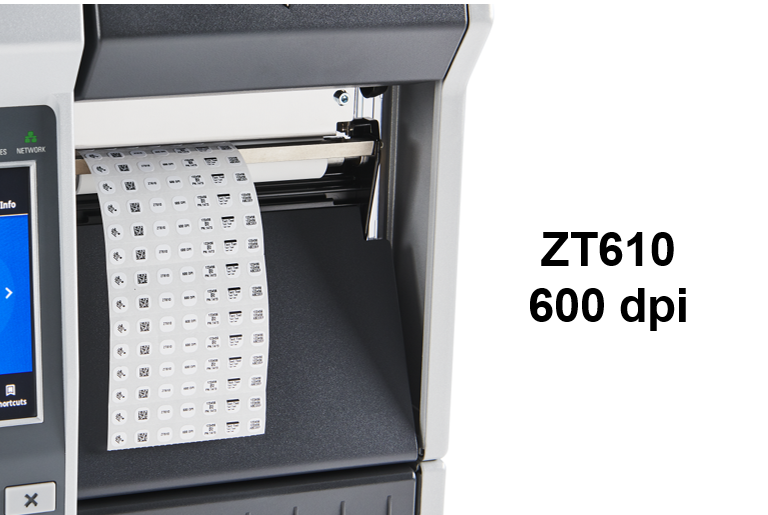 斑马ZT610 600DPI打印小标签性能强悍