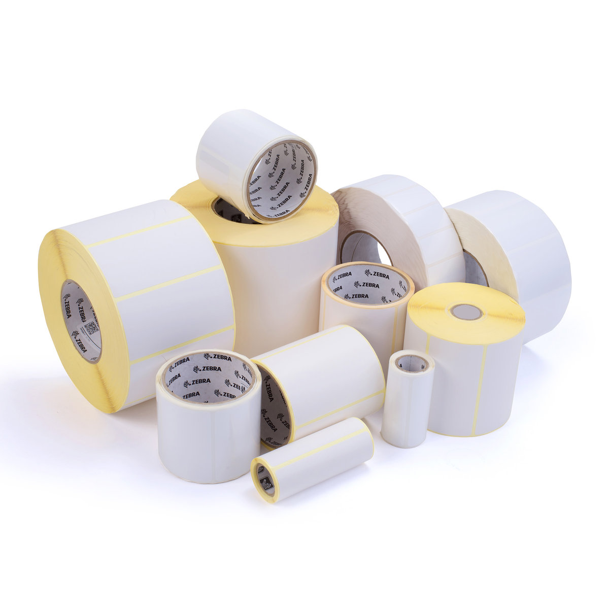 斑马Zebra热敏纸铜版纸合成纸哑银纸PET标签系列产品